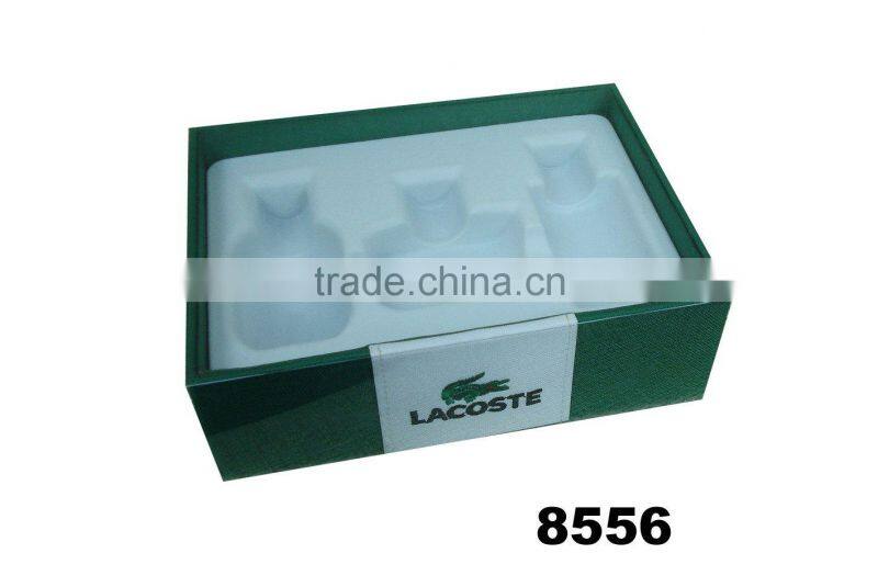 Canvas display tray with PVC sleeve