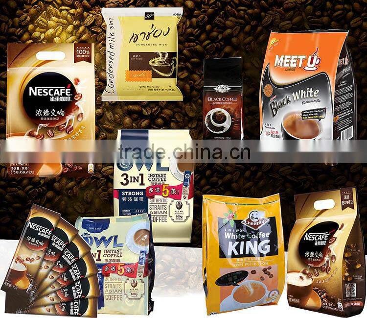 Yason cheap coffee pouch coffee sachet with valve coffee promotional