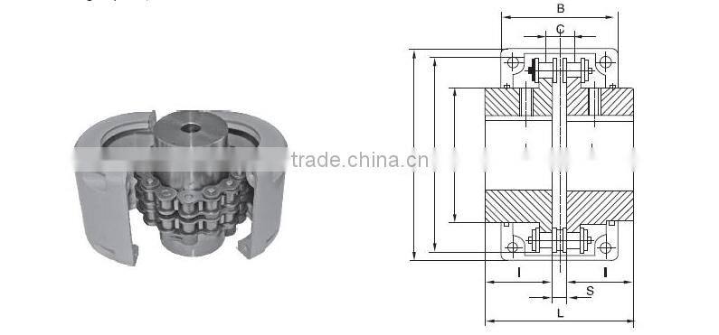 KC roller chain coupling