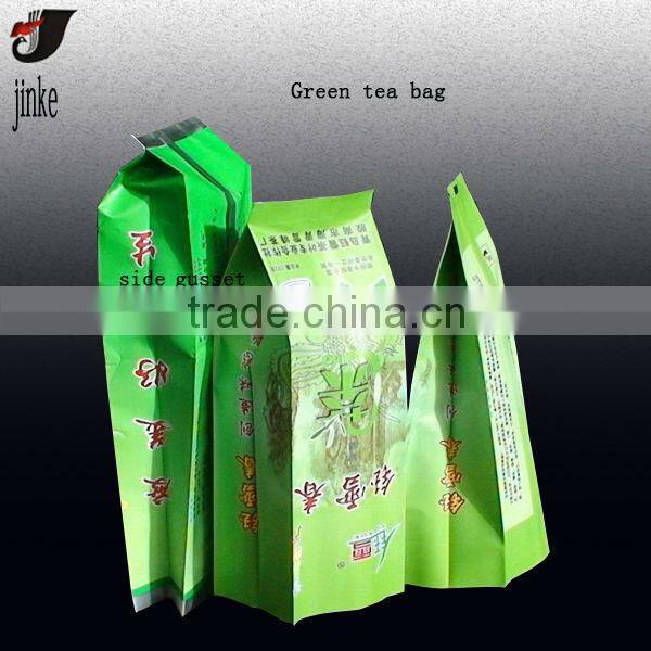 Green tea plastic packaging bags