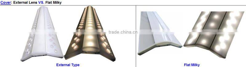 30W 60W 120W Linear LED Pendant Light Fixture for Supermarket Ceiling Mounted Installation