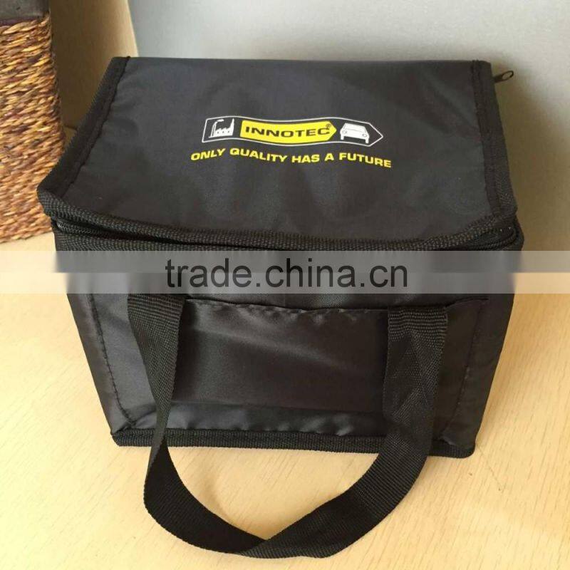 Factory Offer customized portable 420D polyester thermal insulated freezer bag