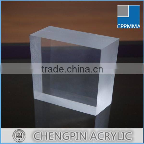 Transparent clear cast acrylic sheet 20mm