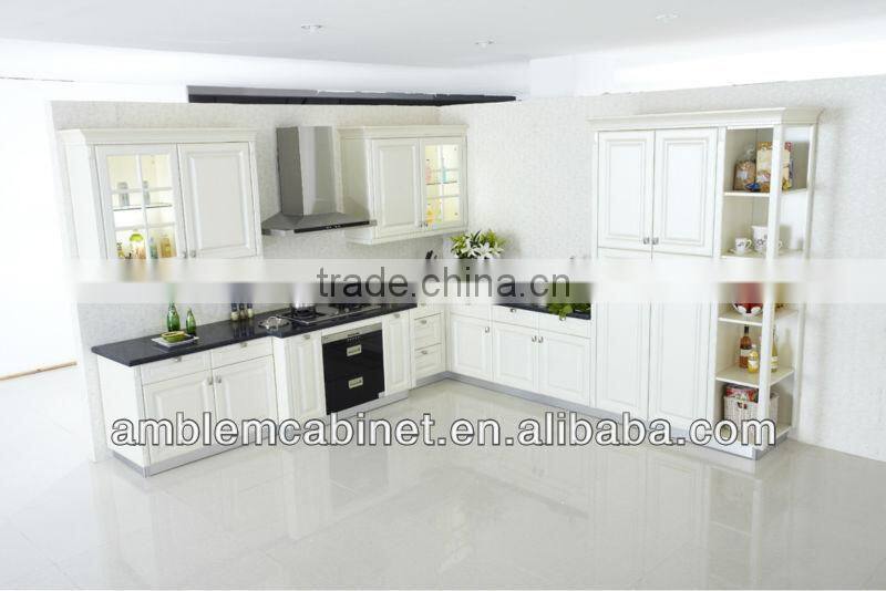 PVC Membrane faced MDF kitchen cabinet