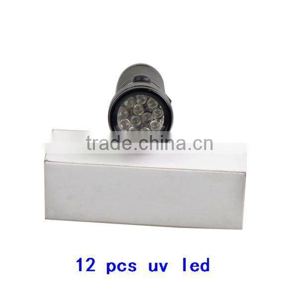 Aluminum Lamp Body Material and LED Light Source Blacklight Inspection UV LED Flashlight