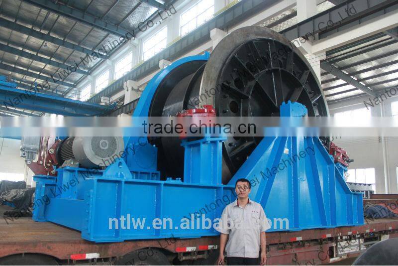 double drum speed regulation winch for sale/marine winch