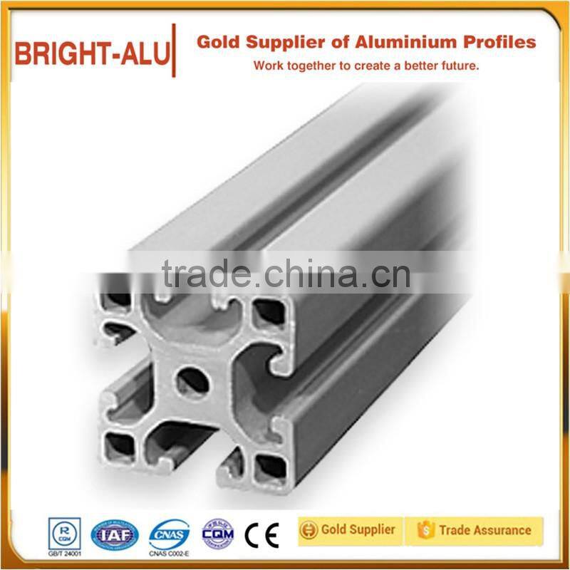 Hot selling aluminium 6063 aluminum sulfate t-slot tube 8 China manufacturer