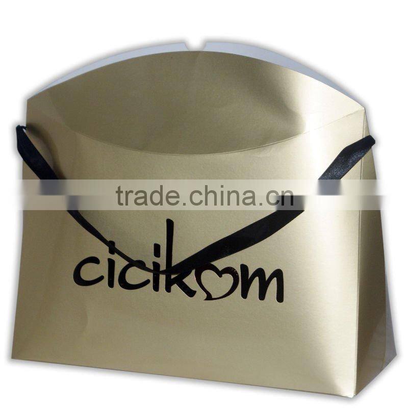custom printed gift shopping paper bag logo