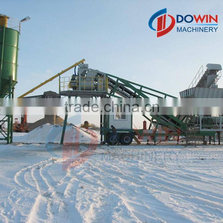 Modular wet mini hzs35 concrete batching plant for sale