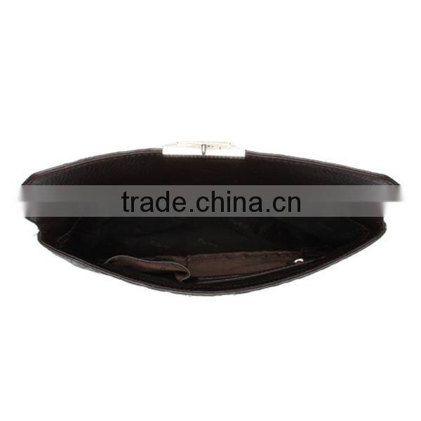 Letters pattern leather men clutch purse bags and wallets for business