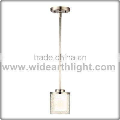 UL CUL Listed Brushed Nickel Kitchen Hanging Lamp With Double Glass Shades C40707