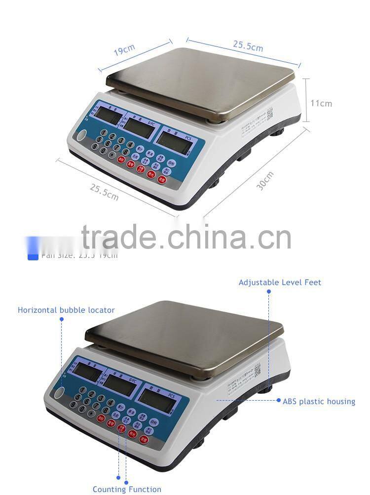Retail Duty Blue High Sensor ACS Digital Scale