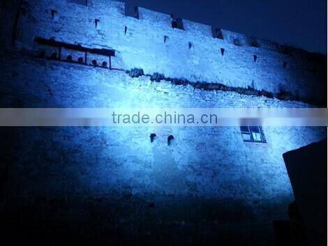 outdoor building projection lighting ip65 72*10w rgbw led 4in1 wall wash