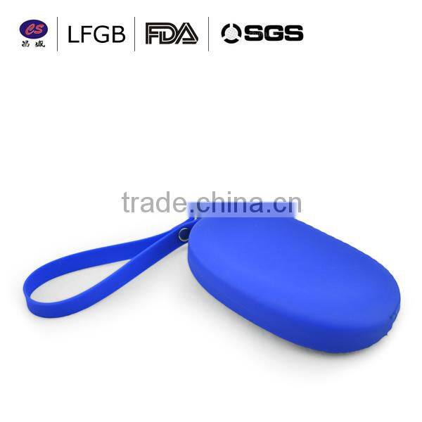 promotion new design novelty zipper silicone coin purse / silicone women bags