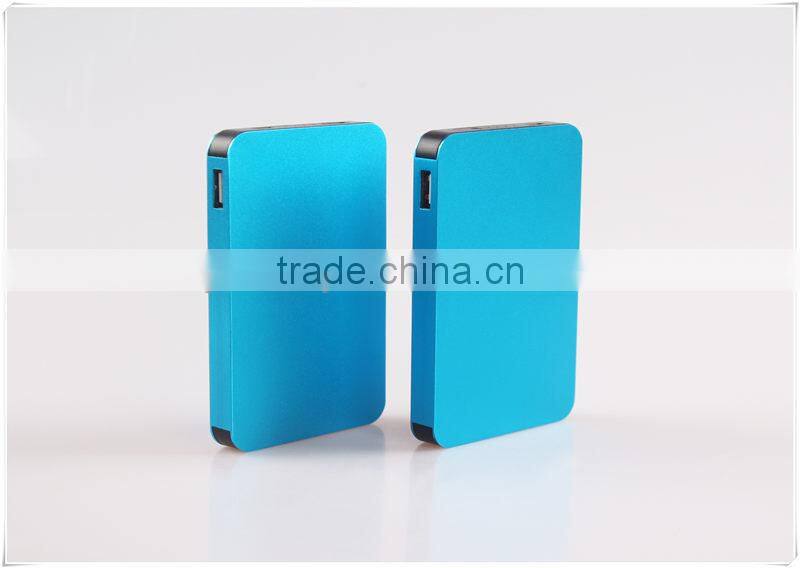 colourful dual output portable power bank 5600 mah external battery