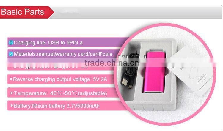 New Product Hot Selling Hand Warmer Solar Powered Portable Heater