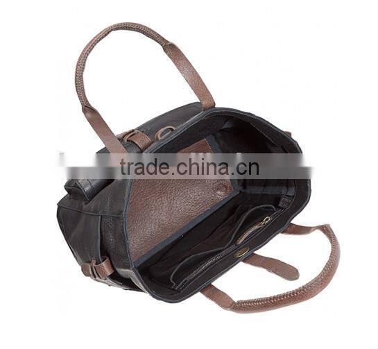 2015 Urban fashion lady genuine leather handbag/totebag/shoulder bag