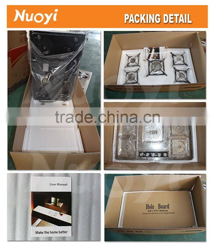 Newest factory sale electric stove cooking hot plate 5 burner gas hob