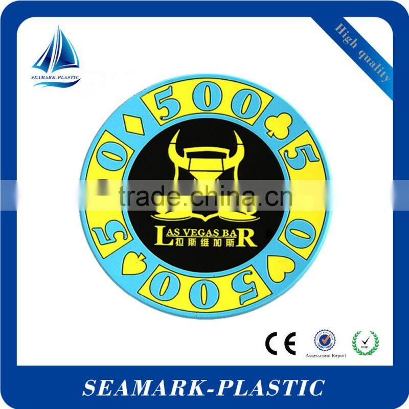 2016 food-grade recycled silicone rubber cup mat for hotel