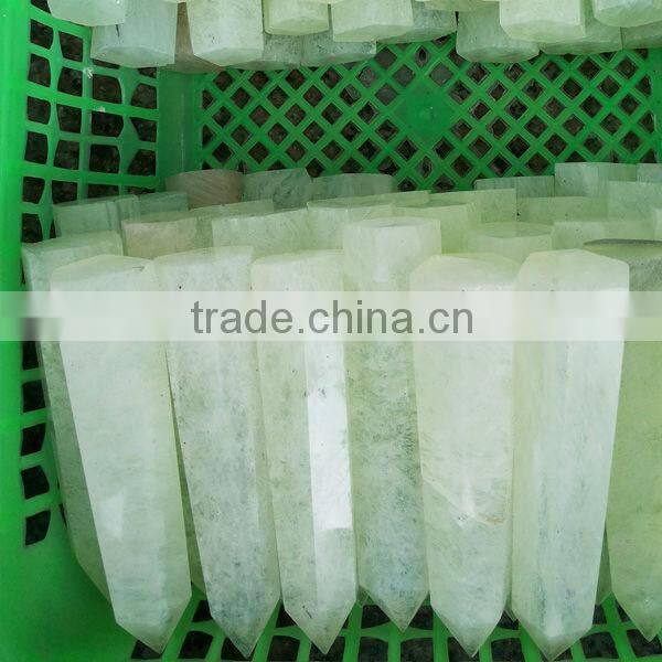 Milky Crystal Point Column