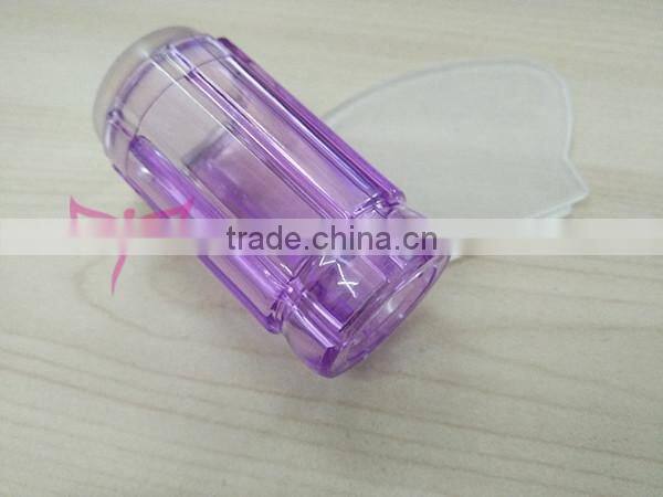 Easam hot 2.8cm dream purple color clear nail stamper