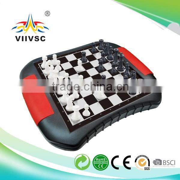 New and hot low price hollow plastic cheap chess set with good price