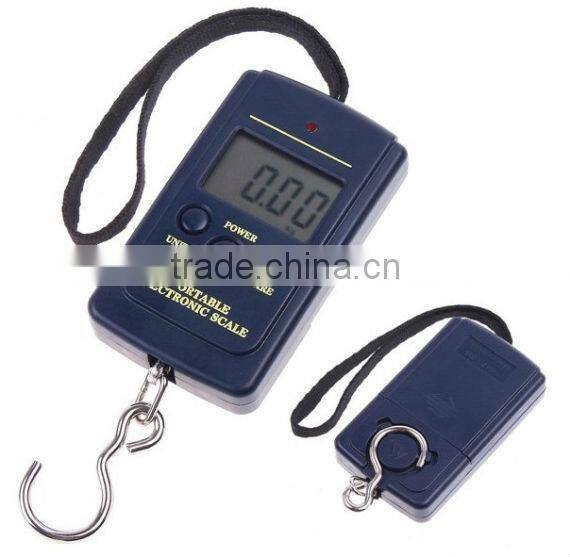 40kg Portable Pocket Digital luggage Scale with strap