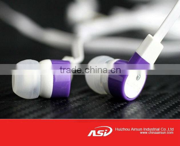 Earphone With Flat Wire