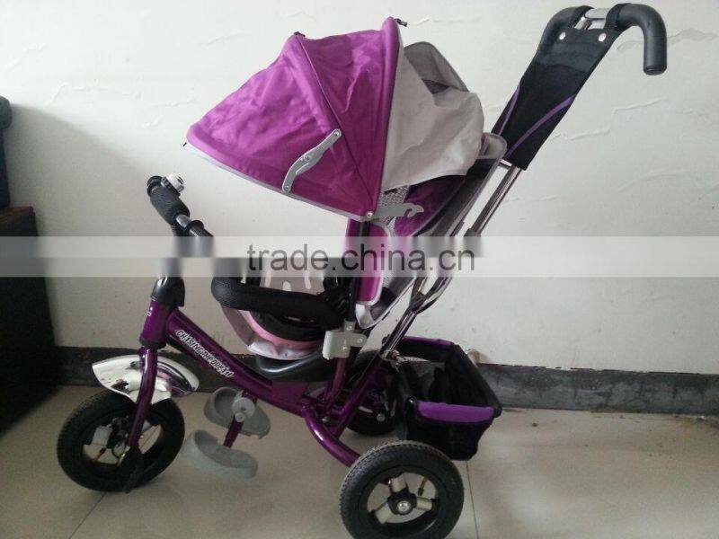 Lowest price kids tricycle/aluminum fram baby stroller/baby push bike
