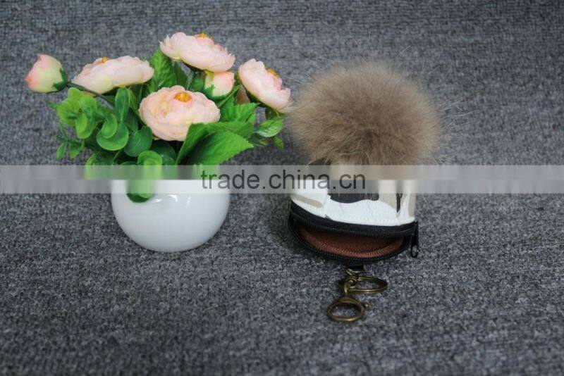 Genuine Real Raccoon Fur multicolour Pom Pom for Hat keyring/bag keyring