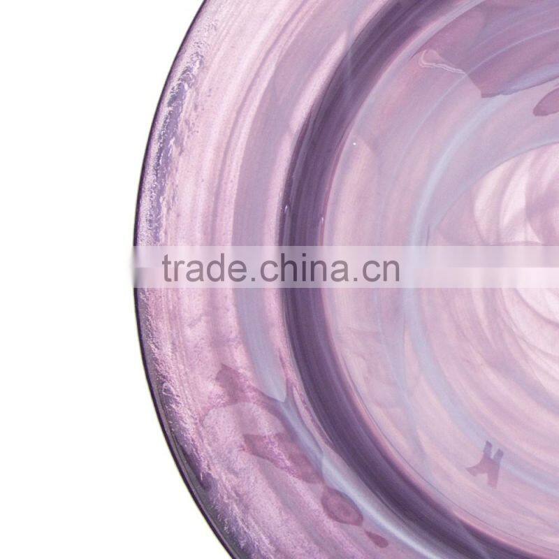 SAMYO glass charger plate with high quality
