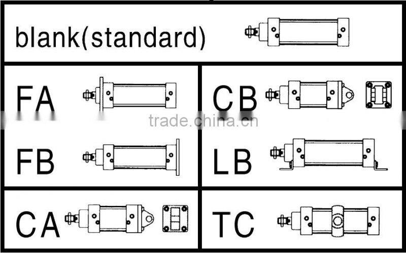 AIRTAC Type SC Series Double Acting Standard Pneumatic Cylinder