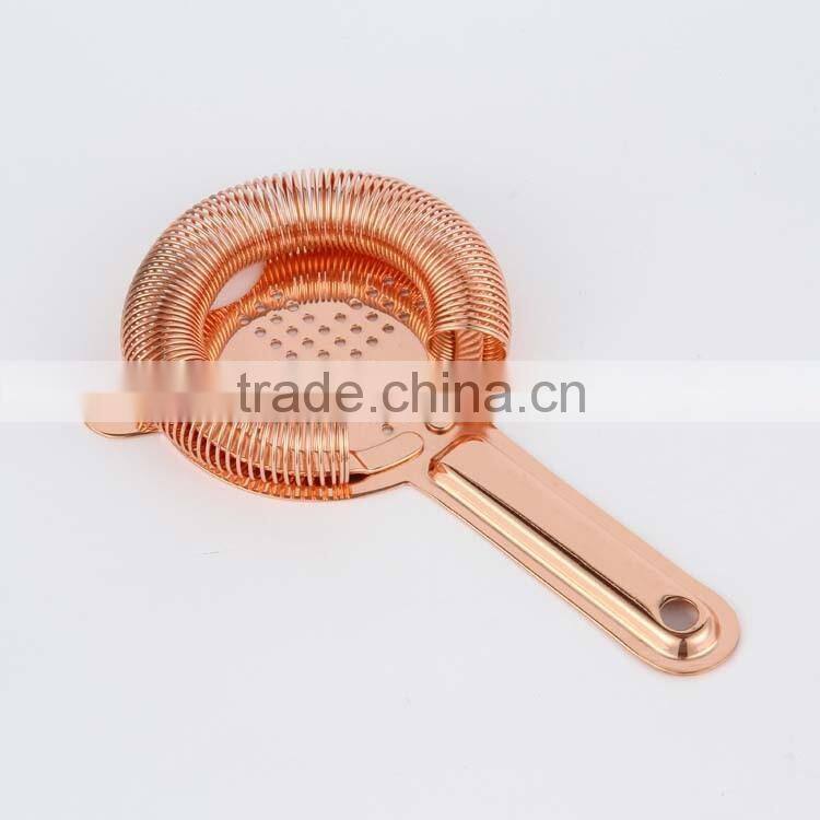 Stainless steel copper plated cocktail bar tools
