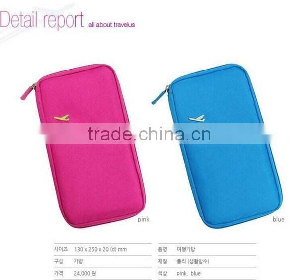 Fashion Travel Passport Holder Organizer Protector Cover Cute Card Case Wallet