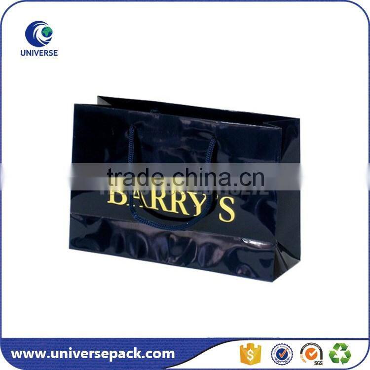 China manufacture waterproof paper bag for shopping