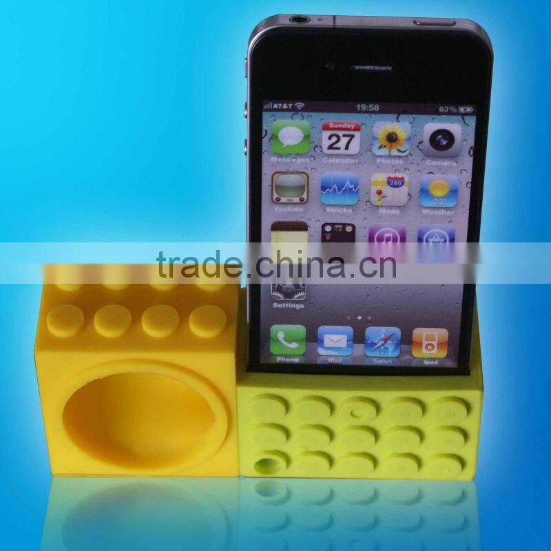 silicon trumpet speaker for iphone 4g