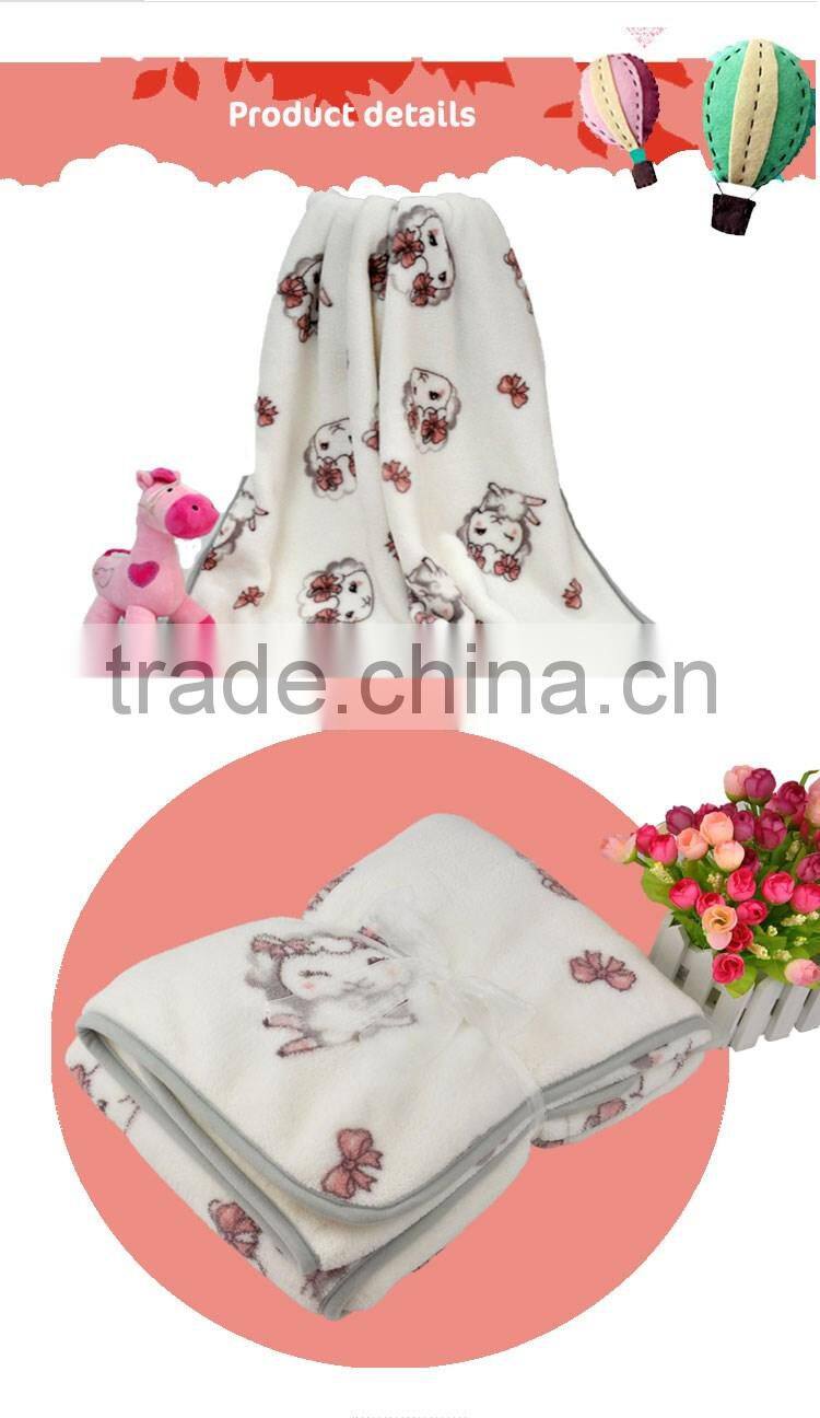 Hot Sales Chinese Printed Knitted Baby Blanket