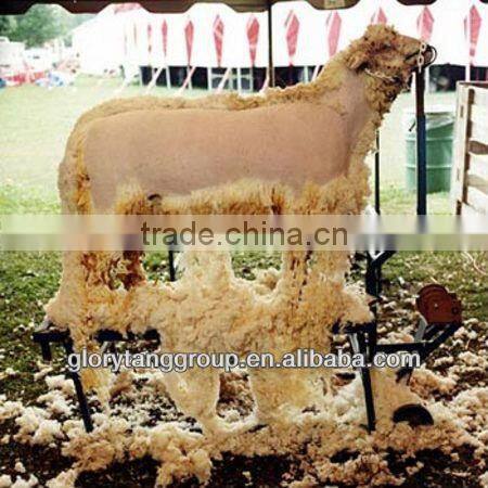 short white sheep wool waste, wool waste