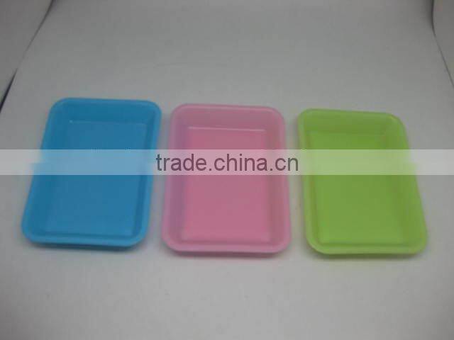 Square plastic serving tray