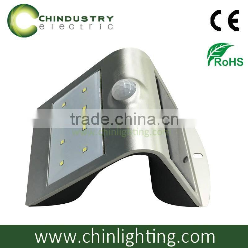 1.5w sun power solar led outdoor wall light, led solar street lamp