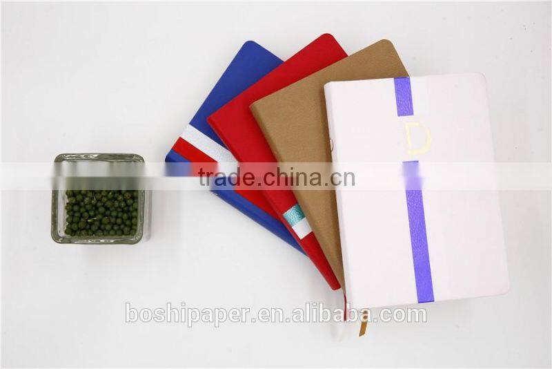 New Design ABCD Letters PU hardcover Journal