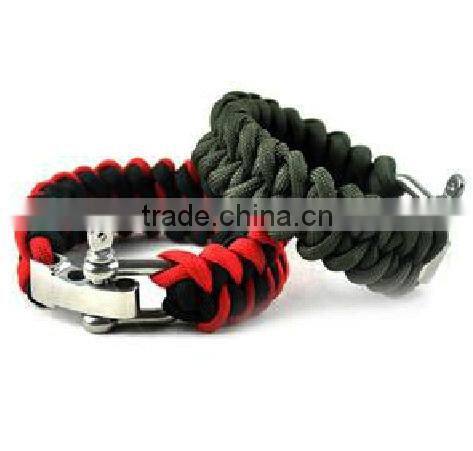survival bracelet with lighter