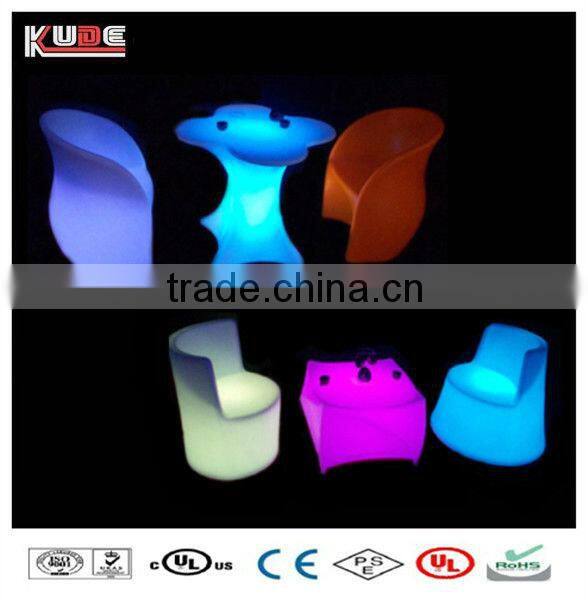 Cheap battery rechargeable outdoor acrylic led furniture