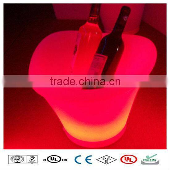 LED Ice Bucket, Color Controllable Ice Bucket Holder