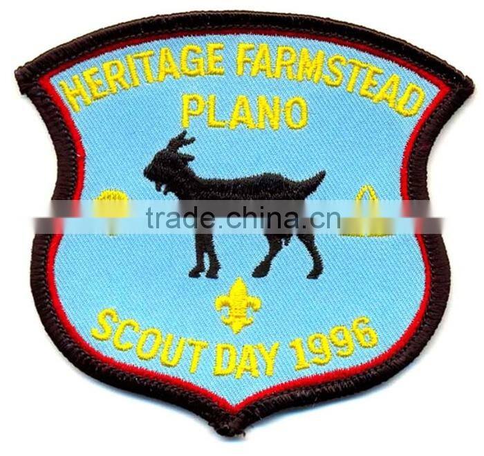 super style 3d hand embroidered badge