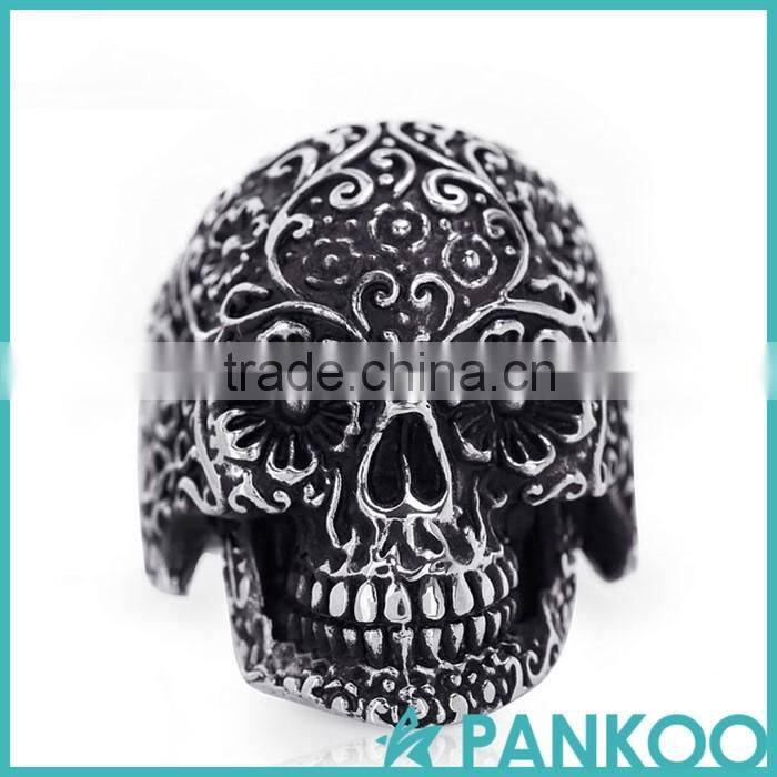 Wholesale Retro fashion classic series of various punk skull shape Tai silver and titanium unisex atmosphere necessary publicity