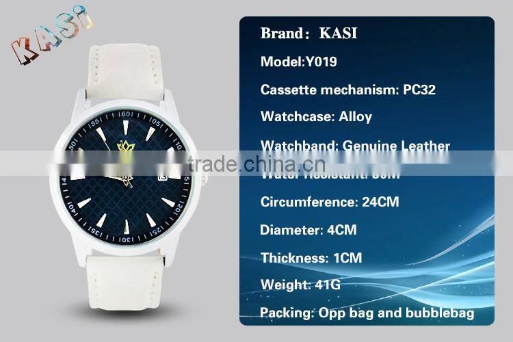Best selling watches cool black leather stainless back ce rosh smart watch quartz sport watch Y019