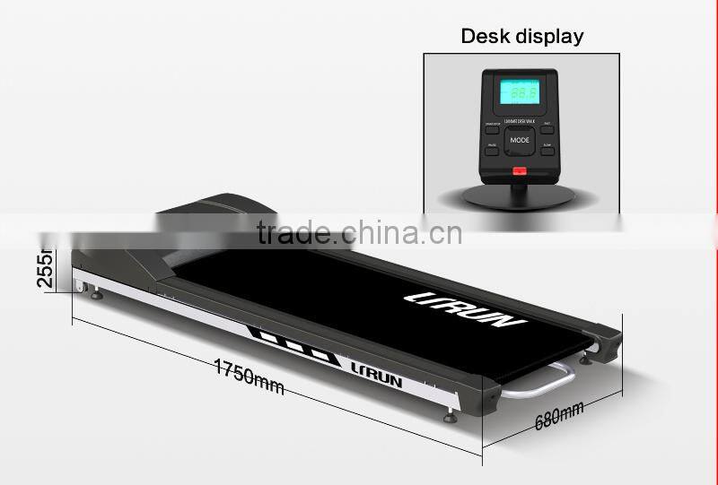 Pink Walking treadmill with speed from 0.8-8km/h with wireless speed control