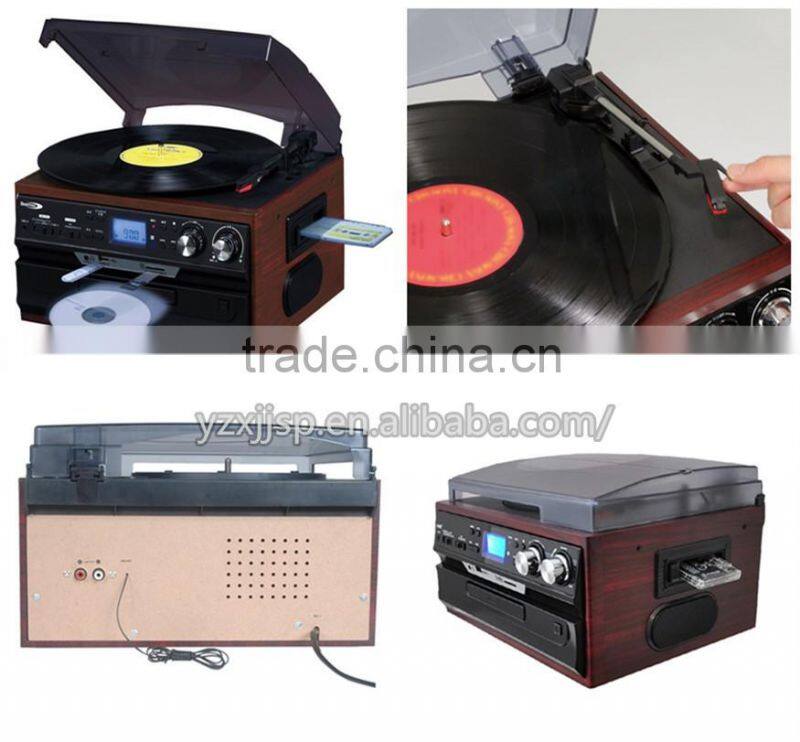 new product 6-in-1 bluetooth lp record player