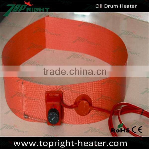 Professional customizing kinds of silicone rubber heater Flexible insulation drum heater